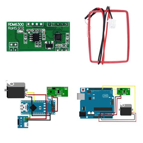 knacro rdm6300 125khz em4100 rfid reader module uart arduino|Arduino rfid module.